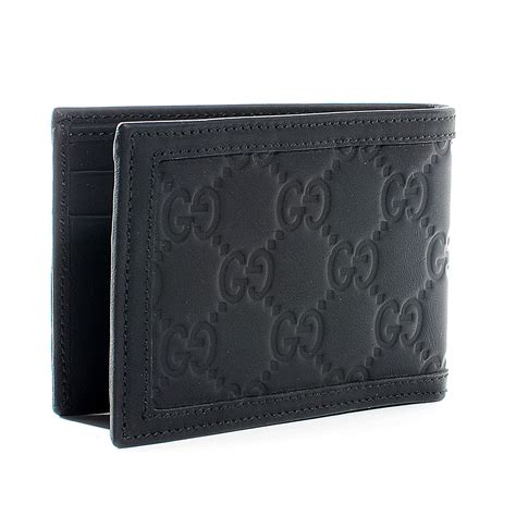 gucci black guccissima web stripe bifold wallet|Gucci Guccissima Bi.